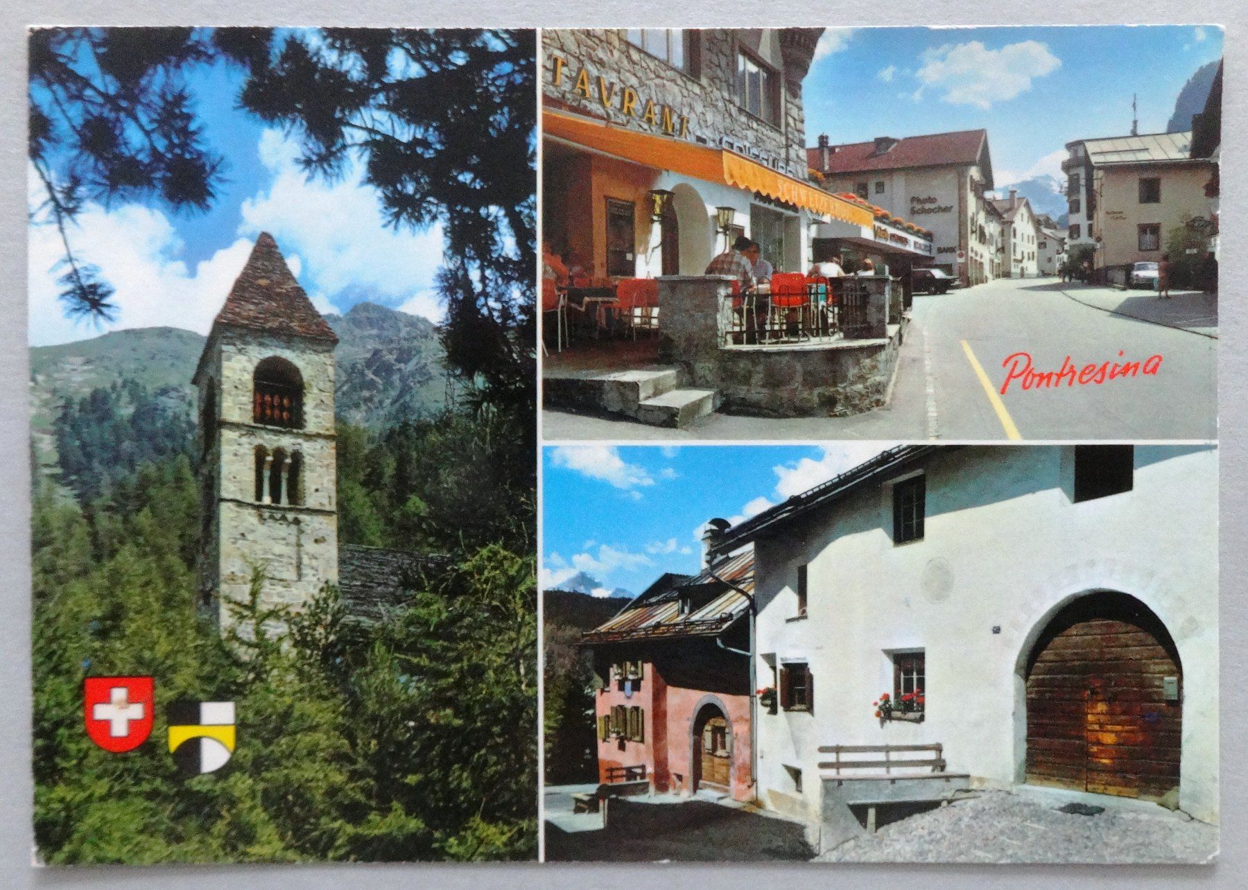 Cartes postales: Pontresina 1825 m – Défectueux à Fétigny par Billy2miny