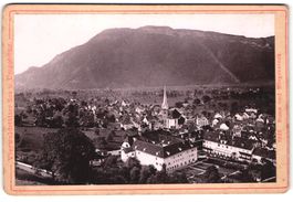 Fotografie Stans, Blick zur Stadt mit B