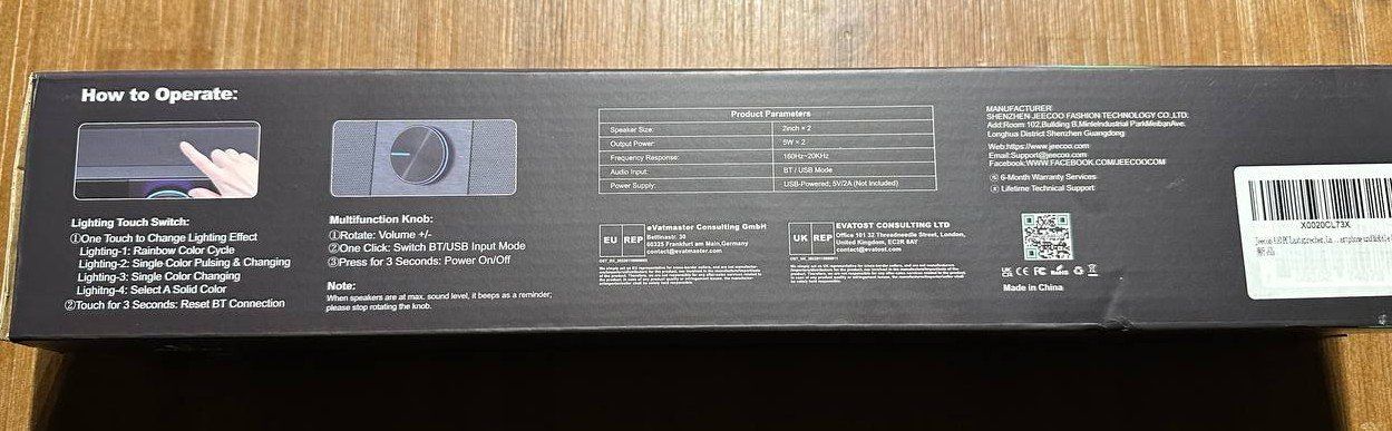 Casse acustiche: Jeecoo A40 USB Computer Lautsprecher - Super Sound Top! – Nuovo e nell'imballaggio originale da Beringen venduto da Mantafisch1 1