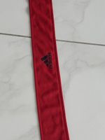 Adidas Stirnband rot schwarz Logo Sport Zubehör Neuwertig