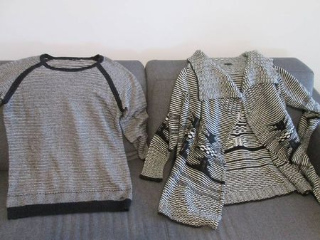 Pullover OPUS Gr 42 und Strickjacke Firetrap XL (1955-TJGZ)