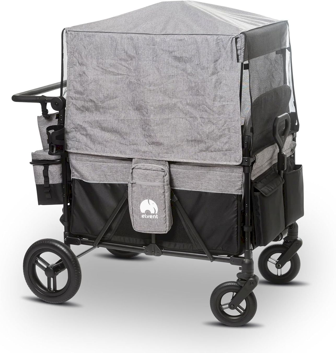 Fahrzeuge für Kinder: elvent ComfortPlus 4 Bollerwagen grau – Neu und originalverpackt aus Bottighofen von zaap 2