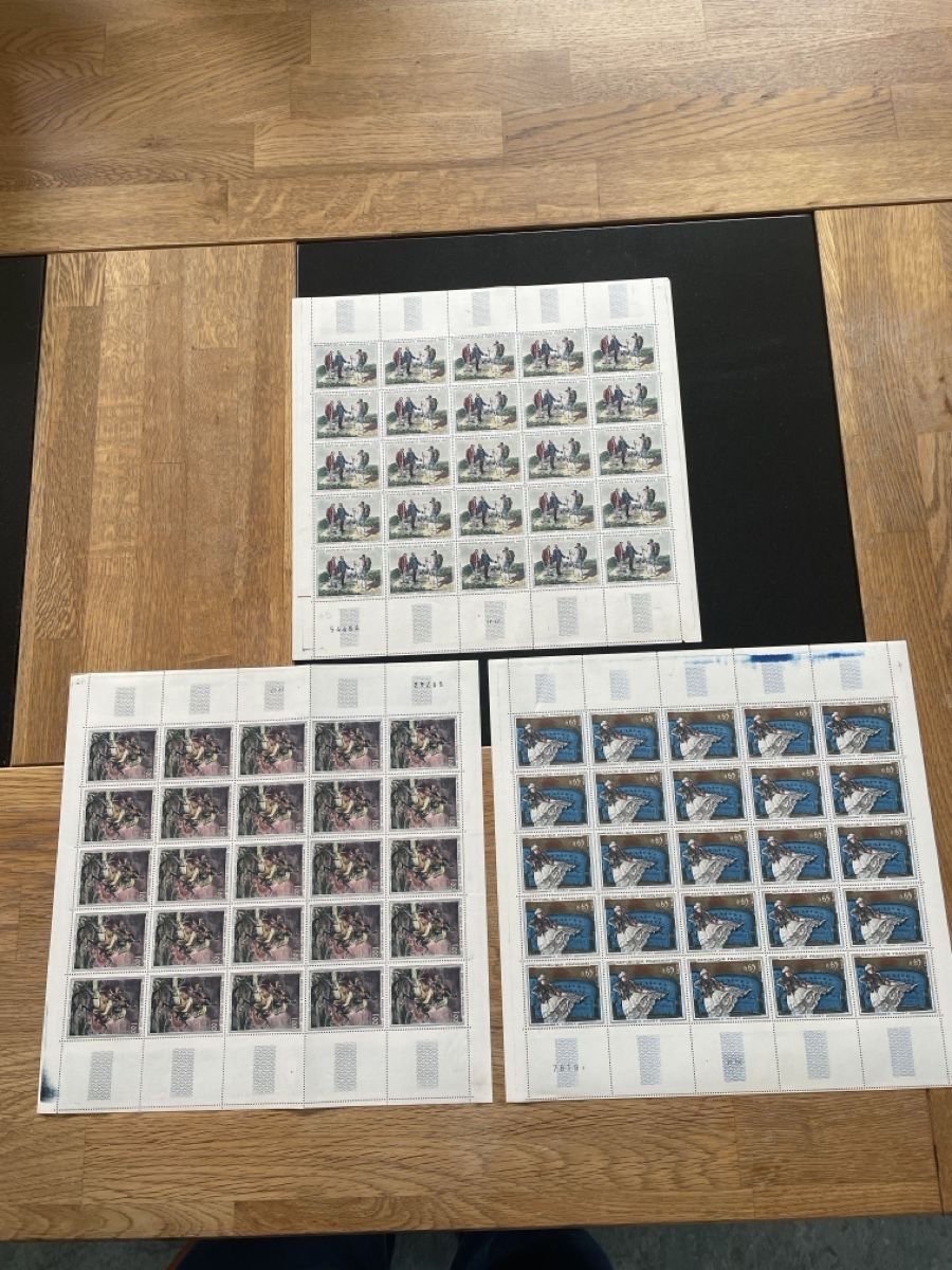 Alle Briefmarken: Blocksatz Frankreich Gemälde Postfrisch  – Gebraucht aus Roggwil TG von Lph_m9nm