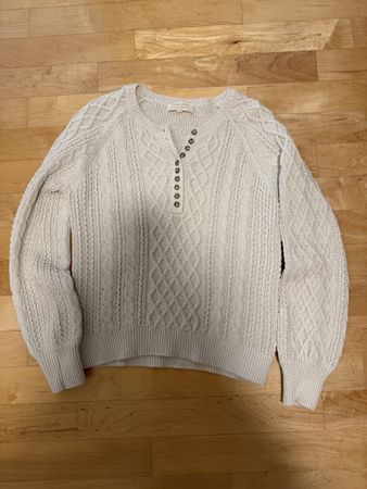 Pullover La Maille Sezane beige Strick Grösse S neuwertig