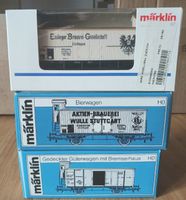 Märklin HO 4678/4679/4782, 3 wagons marchandises "à guerite"