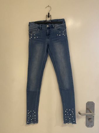 Mädchen Name it Jeans mit Perlen, Gr. 164