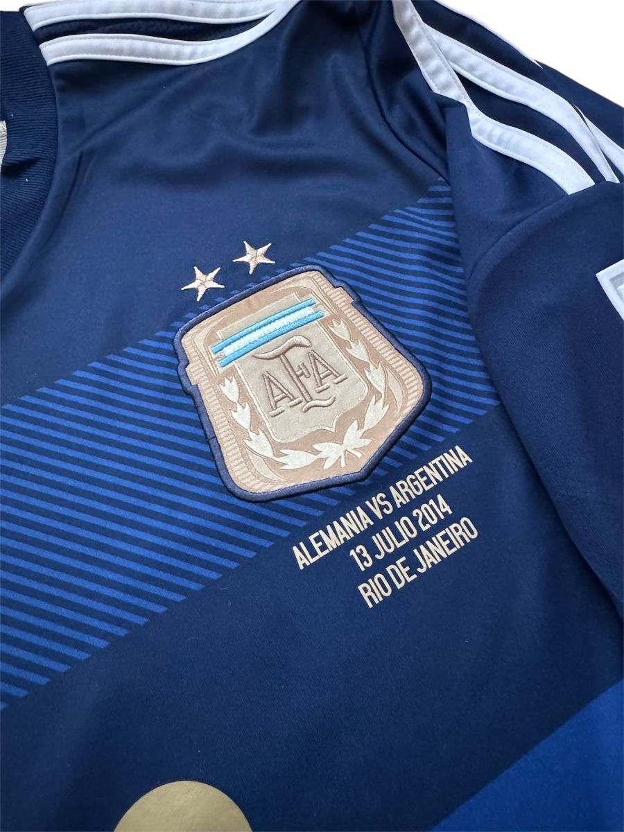Adidas Canottiere & Pantaloni: Original Argentinien Finaltrikot WM 2014 Gr. L Messi – Usato da Homburg venduto da swiss_vintage 6