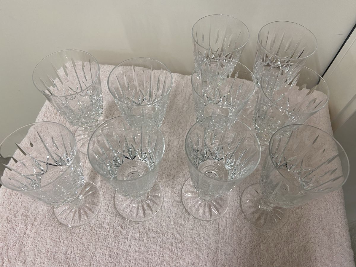 Bicchieri: 10xBrierley Weingläser Kristallglas  – Usato da Dietikon venduto da brocki-eyra 6