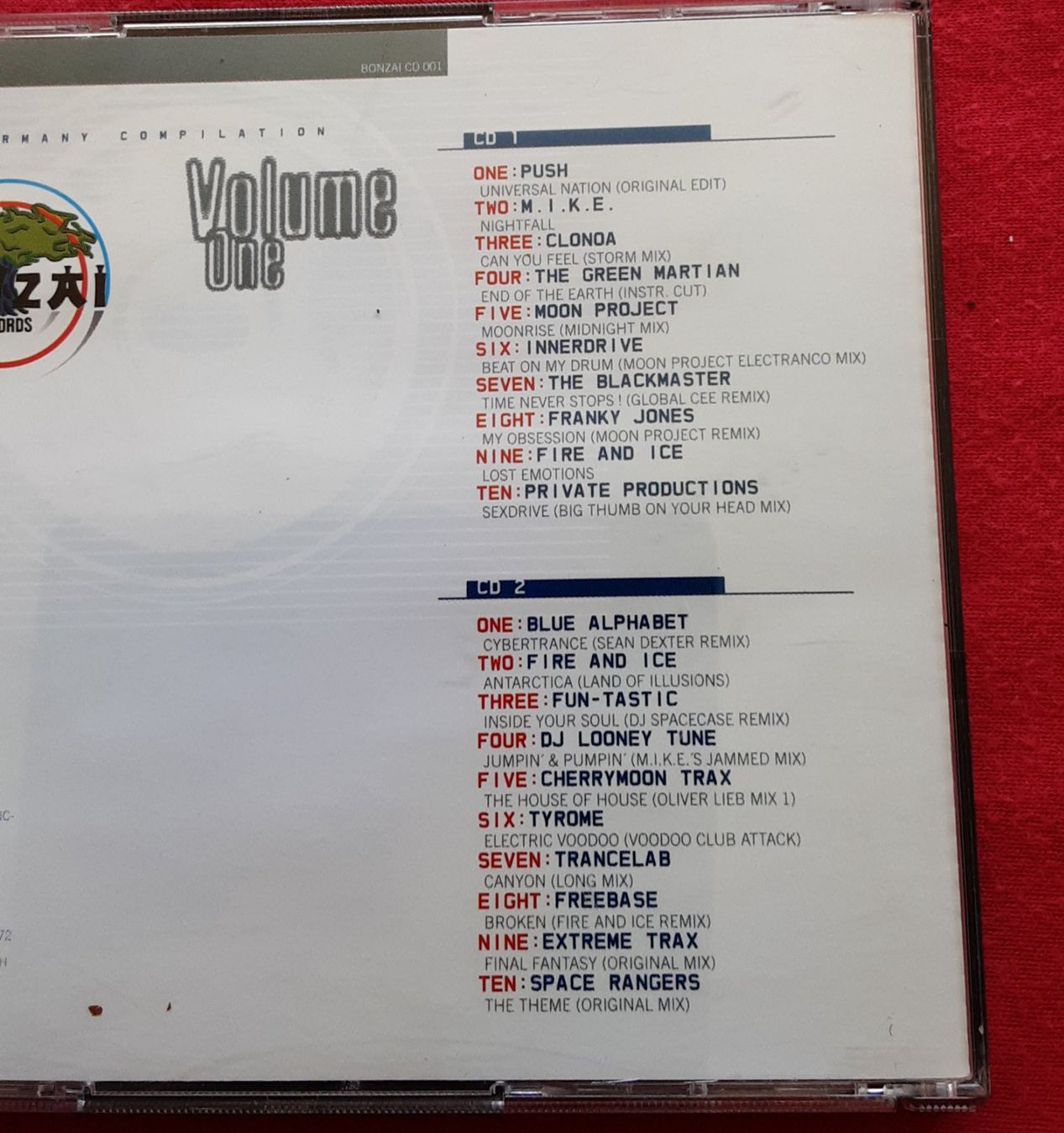 CD: Bonzai Germany Compilation, Volume One, Top Zustand! – Usato da Bremgarten AG venduto da musiccollector 1