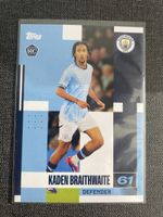 Topps Kaden Braithwaite Manchester City