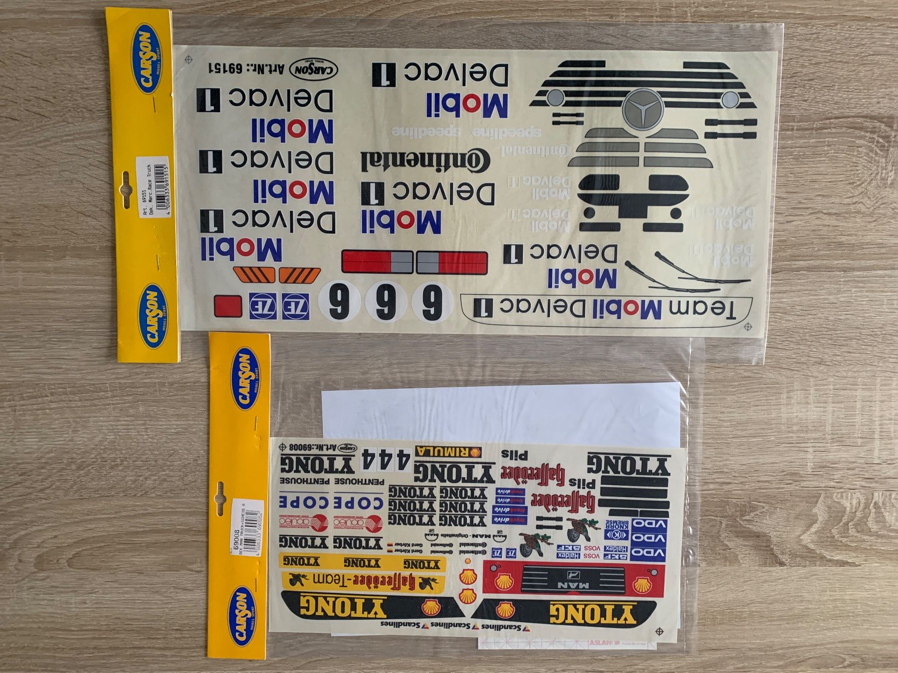 Tamiya Modellismo RC: Carson Tamiya Racing Truck decals 1:10 – Nuovo e nell'imballaggio originale da Mezzovico venduto da Herbie53 1