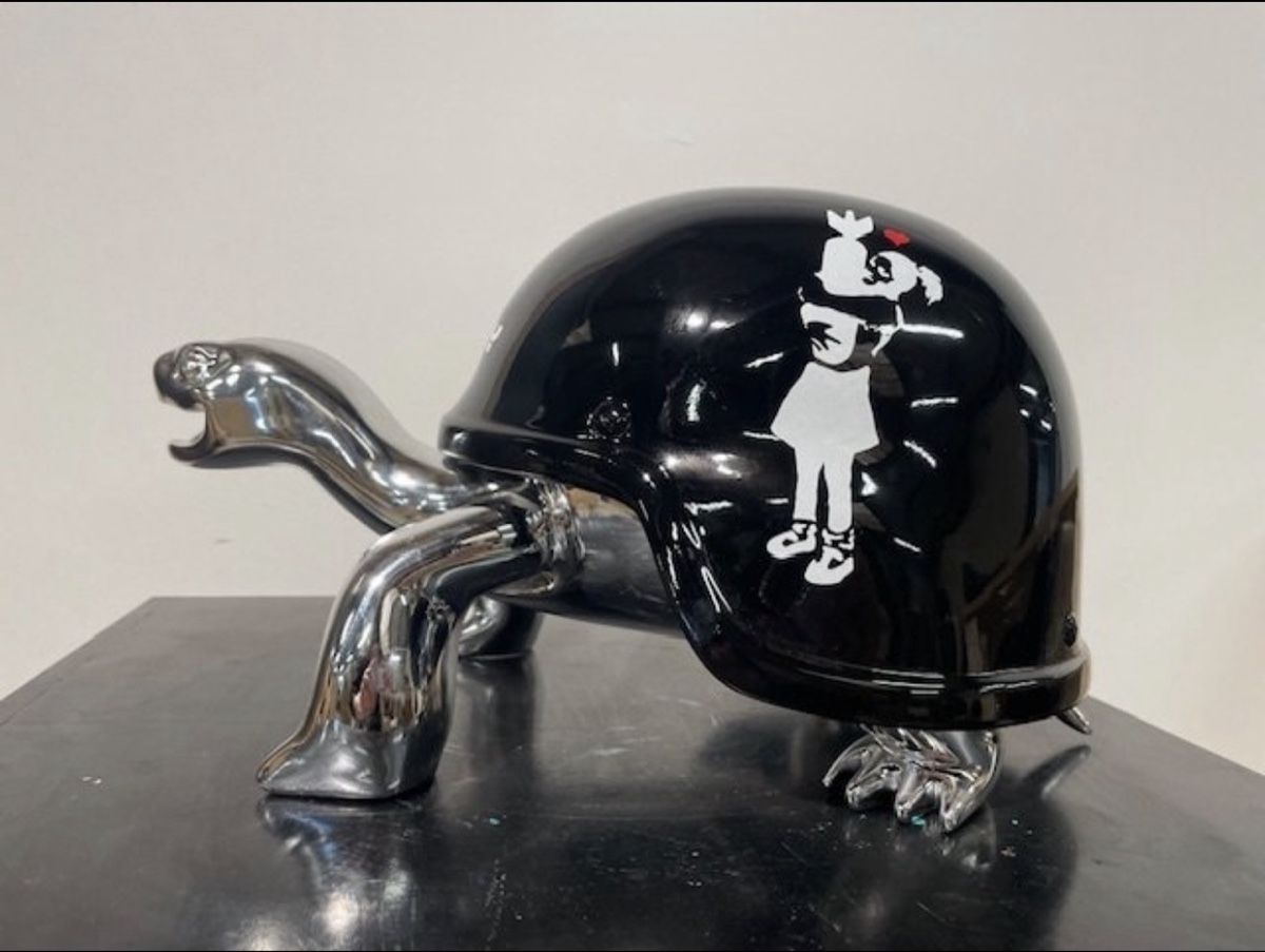 Sculture & Statue: Van Apple Turtle Skulptur Glänzend – – Nuovo (secondo la descrizione) da Basel venduto da Muchachoo 1