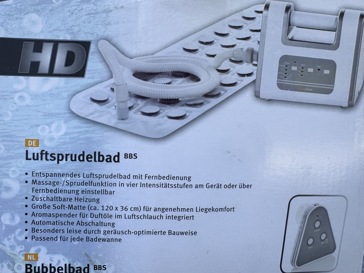 Medisana Dispositivi per massaggi: Luftsprudelmatte Medisana NP 120 Fr – Usato da Niederbüren venduto da Oetschli 7