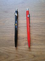 2 Kugelschreiber Caran d'Ache mit Werbeaufdruck 
