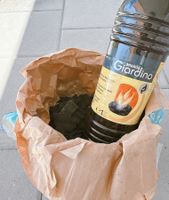 Top! Holzkohle (1.2kg) + Anzündflüssigkeit (0.5L),  für BBQ