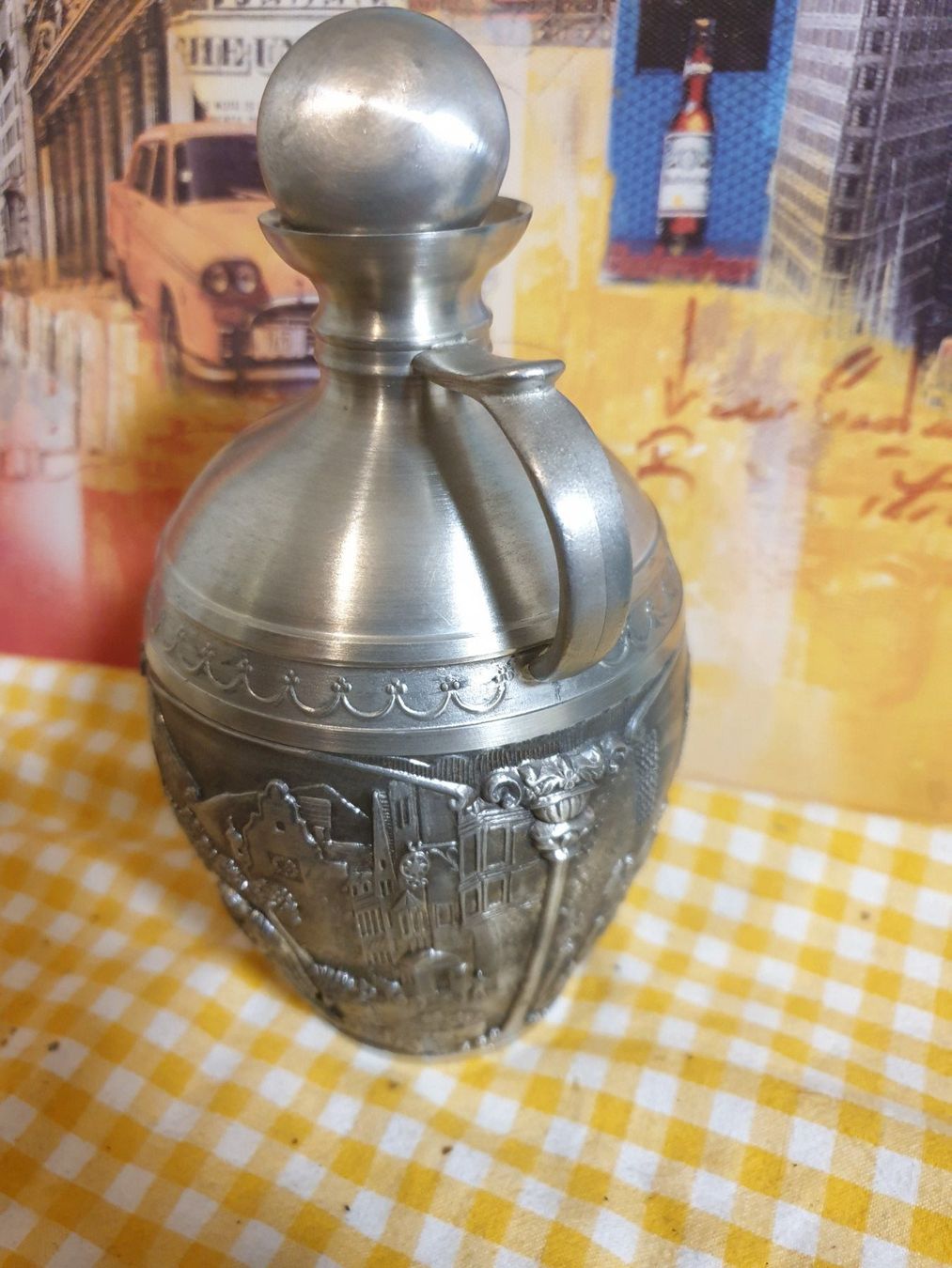 Altro: Zinn Schnaps Flasche 4 Glässer – Usato da Olten venduto da Marsmobil 3