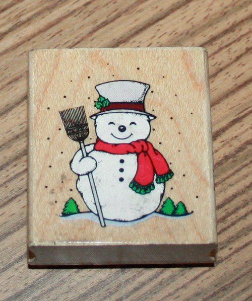Timbri: Motivstempel "Schneemann" – Usato da Flüelen venduto da Alt-und-Neu