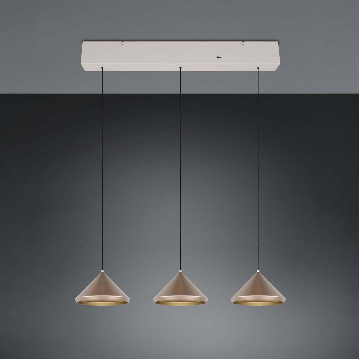 Lampadari & plafoniere: LED Pendelleuchte, Coffee, 70 cm x 18 cm – Nuovo (secondo la descrizione) da Kreuzlingen venduto da Smart-Light 3