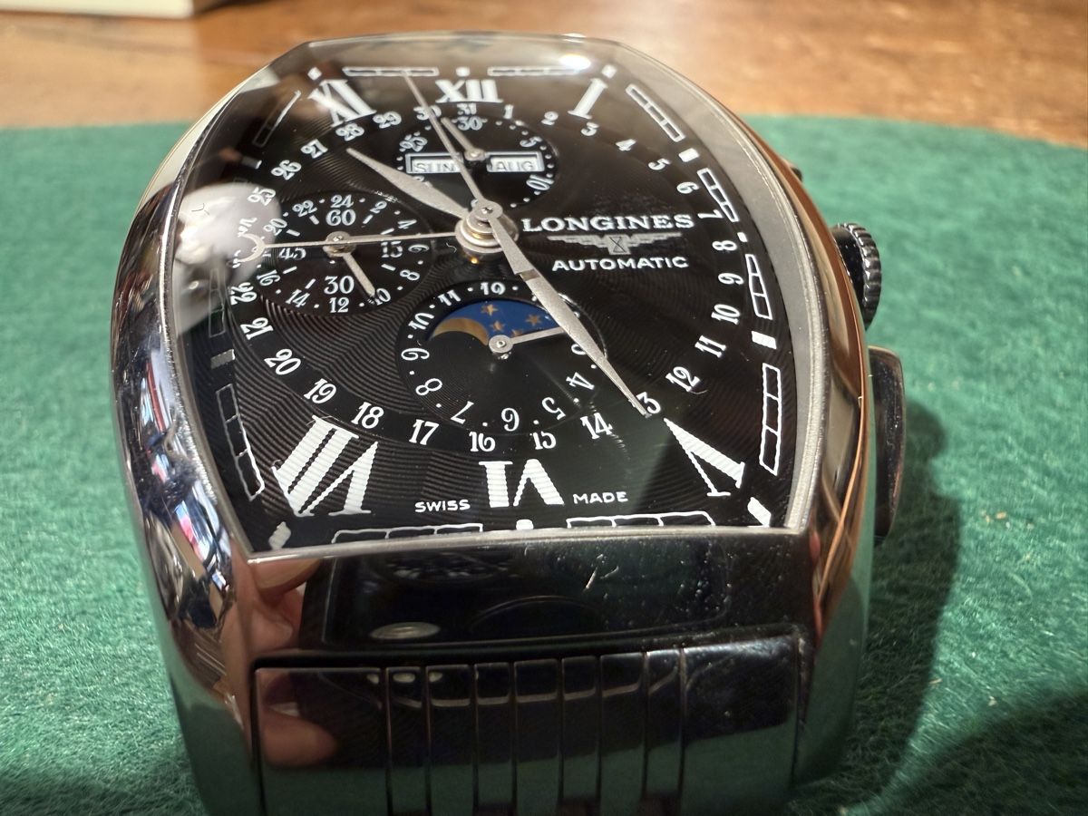 Longines Montres: Longines Evidenza Automatic Mondphase Chronograph Full Set  – D'occasion à schaffhausen par VintAntik_1980 4