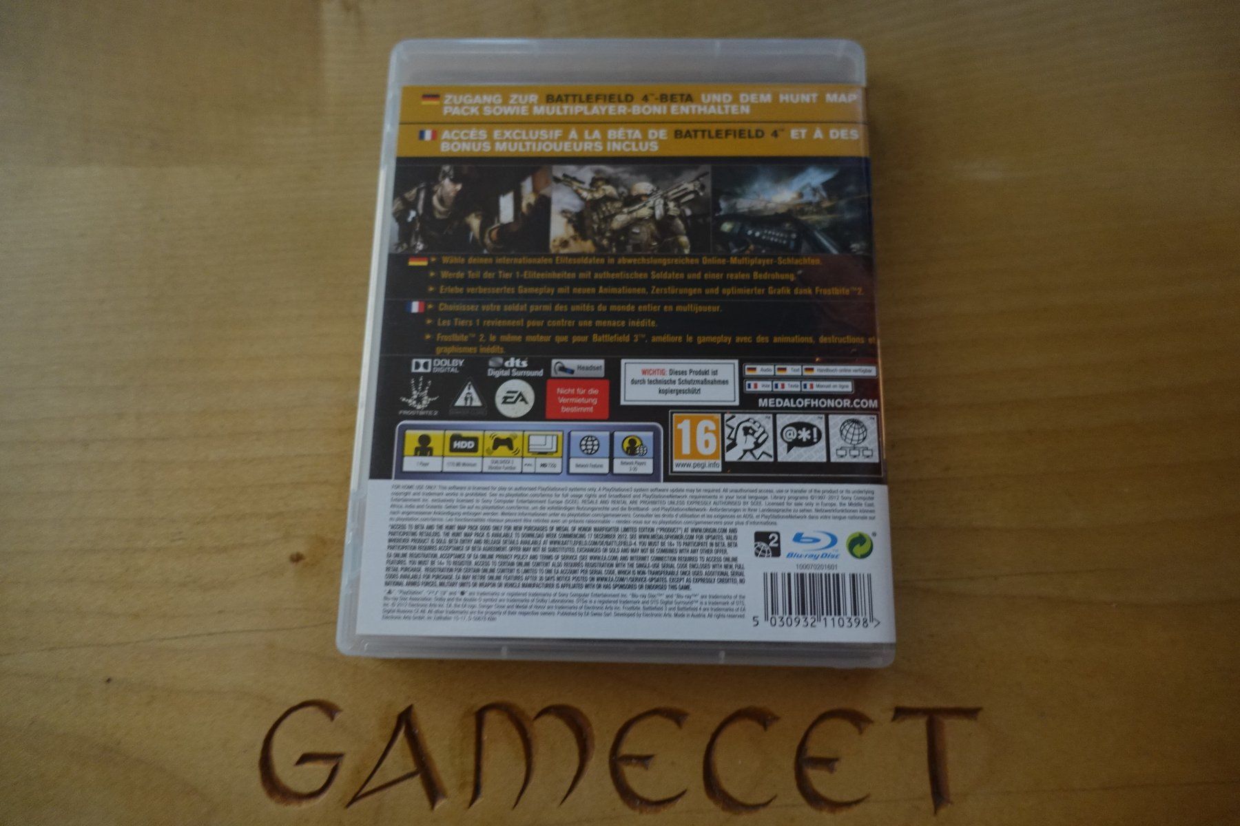 Sony Jeux: Medal of Honor: Warfighter – D'occasion à Steinach par Gamecet 2