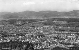 Schönenwerd SO // 1957 Luftbild Dorf Gesamtansicht