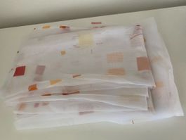 Jetzt noch!!! 2 Stück Dekovorhang mit Muster 164x450 / 440