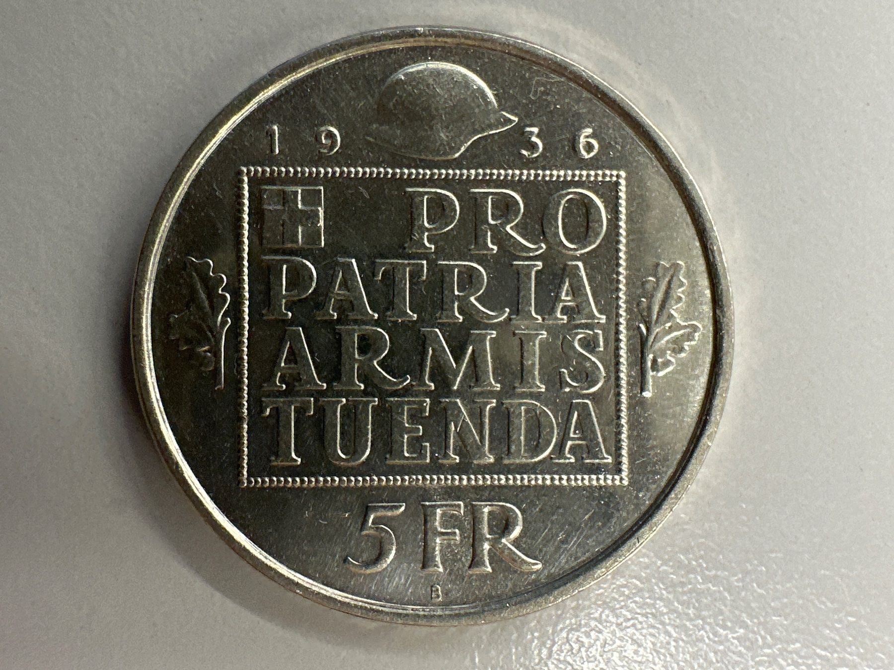 Tutti le monete: 5 Fr. Silber Schweiz Wehranleihe 1936 – Usato da Herisau venduto da herau 1