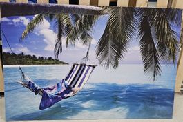 Wandbild mit Hängematte!