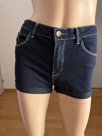 Tally Weijl Jeansshorts Grösse 36 dunkelblau Blau Shorts Jea