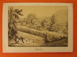 TOFFEN, BERN, LITHOGRAPHIE 1840