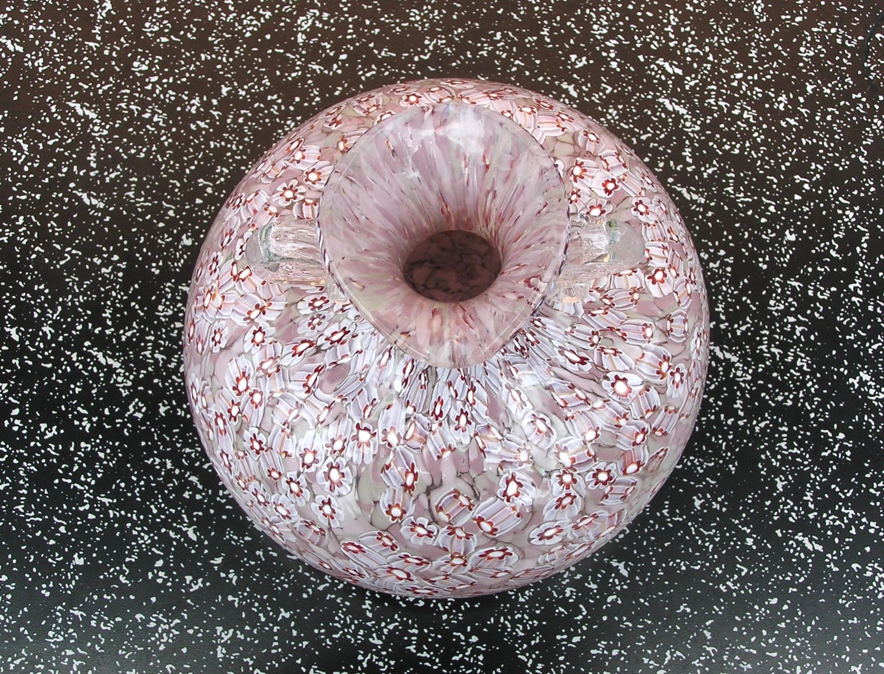 Murano Vasi & Recipienti: MURANO MILLEFIORI HENKELVASE VASE – Usato da Grenchen venduto da Antique-hunter 2