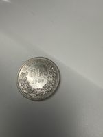5 Franken 1982 Helvetia Münze guter Zustand