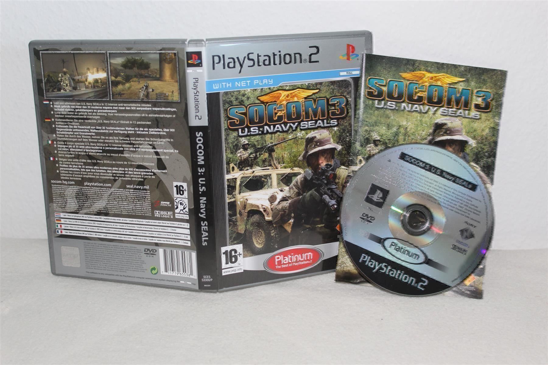 Sony Spiele: SOCOM 3: U.S. Navy Seals Plat. Ed. – Gebraucht aus Reinach BL von Haexli_46