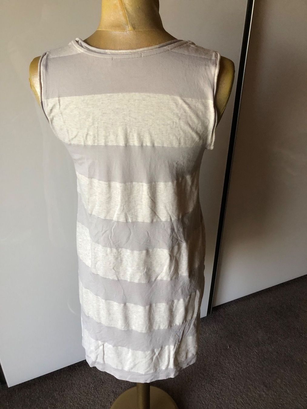 Kleider: Robe beige/blanc cassé - Jersey coton L - XL – Gebraucht aus Mézières FR von Daisy16 1