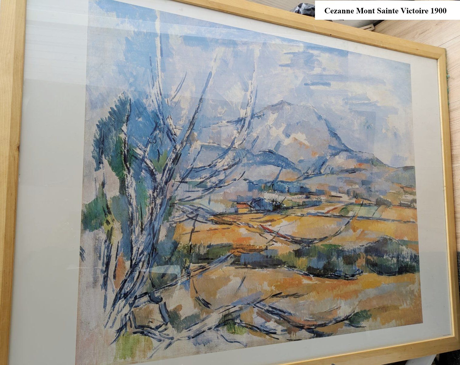 Grafica & Litografie: Cezanne Mont / Kunstdruck Sainte Victoire 1900 – Usato da Le Mont-Pèlerin venduto da Lebens-Schueler_7