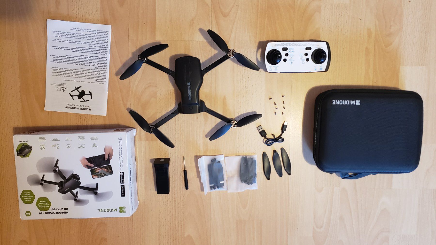 RC Modellbau: Drone : Midrone Vison 420 HD Brushless – Gebraucht aus Neuchâtel von Yveso4626