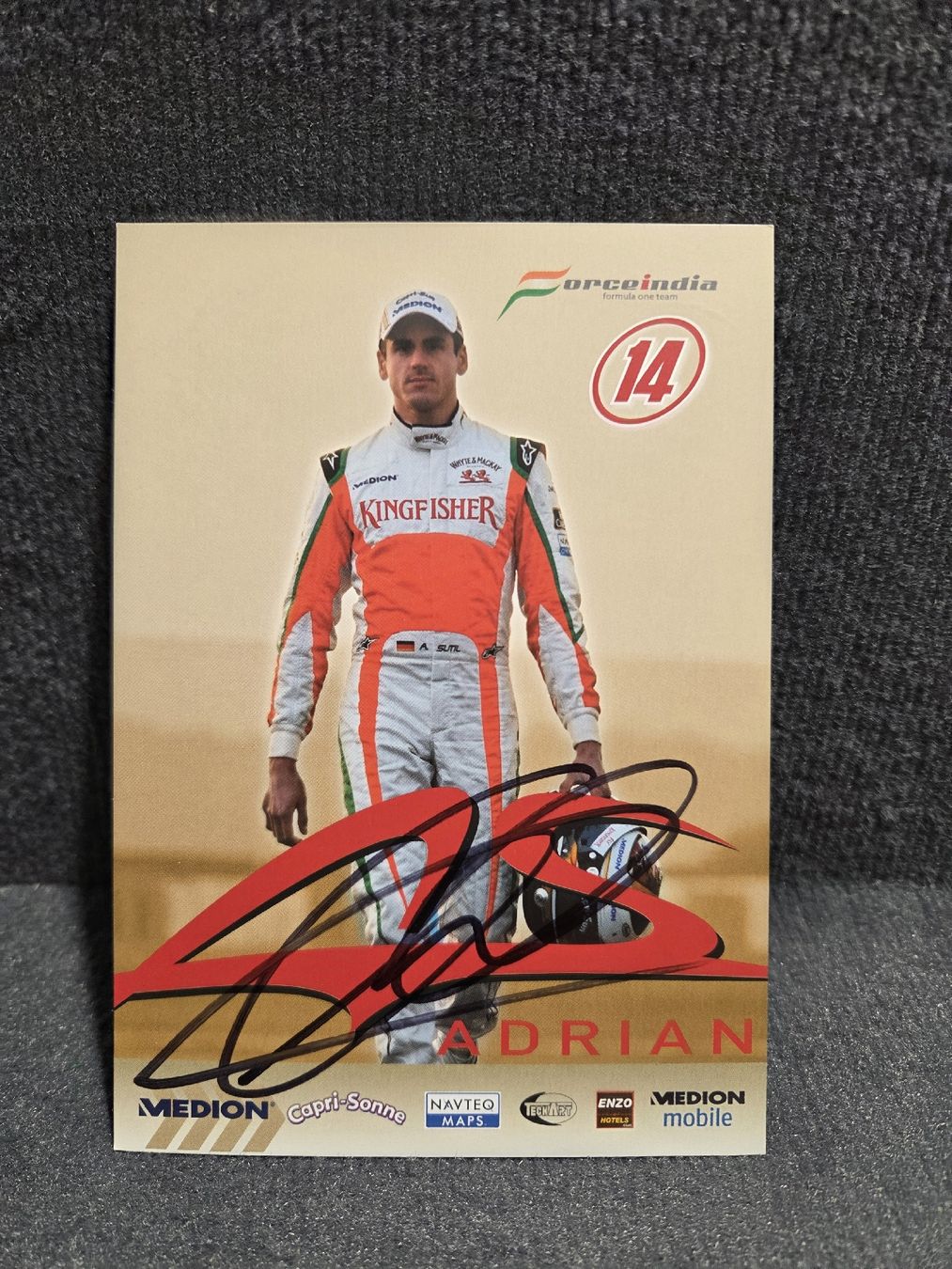Autografi: Original Signiert vom Adrian Sutil  – Usato da Wetzikon ZH venduto da AmacherM
