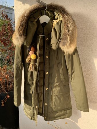Peuterey Winterjacke mit Echtpelz