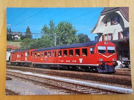 Postkarte EBT / SMB / VHB / RM Gepäcktriebwagen De 4/4 + Bt