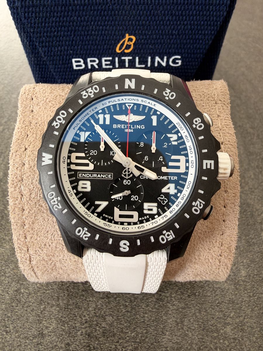 Breitling Orologi: Breitling Endurance Pro 44 White   Full Set – Usato da Flüelen venduto da OPCEric23