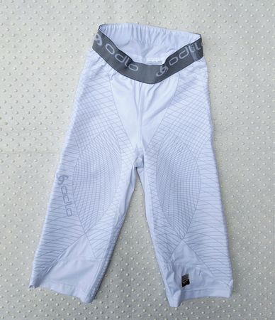Odlo Damen Sommer Radlerhose Gr. XS, weiss