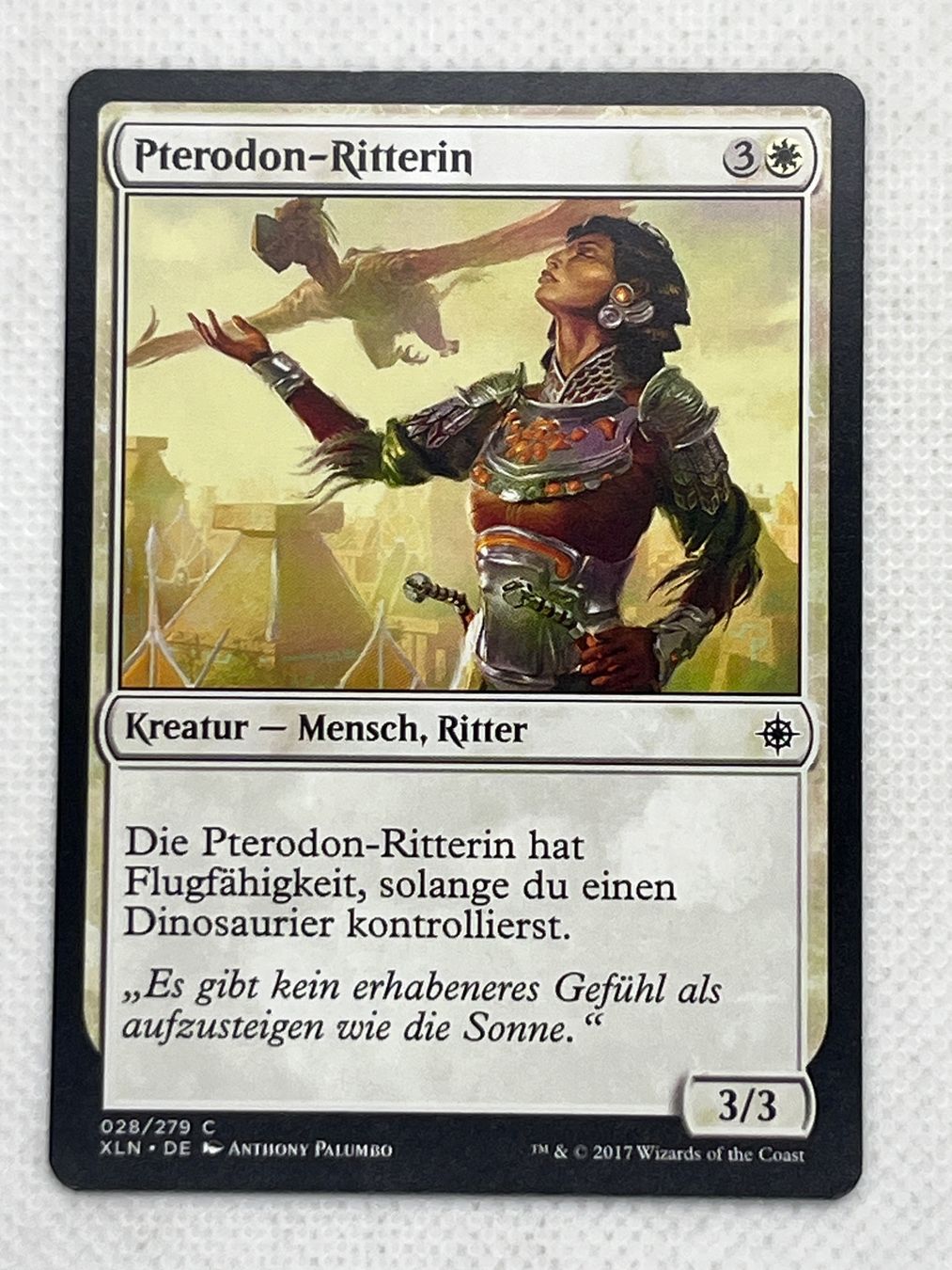 Magic The Gathering Carte collezionabili: MTG Pterodon-Ritterin XLN 028 Deutsch Common – Usato da Hinterkappelen venduto da Kim1992