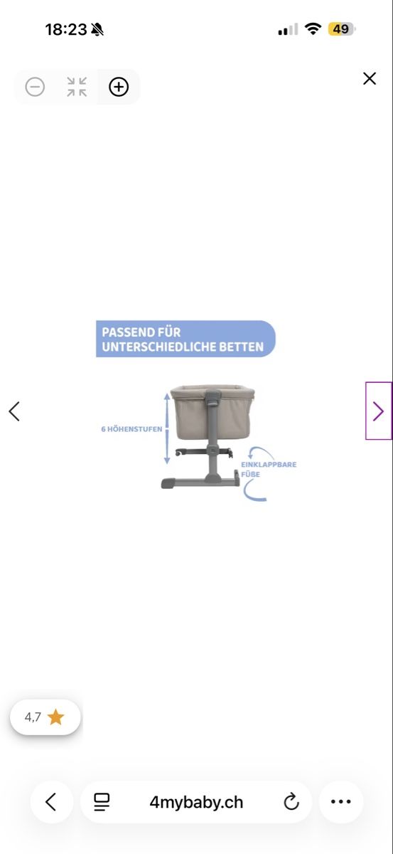 Chicco Sdraiette & Sdraiette a dondolo: Beistellbett Chicco – Usato da Langenthal venduto da ruf_tgw2 3