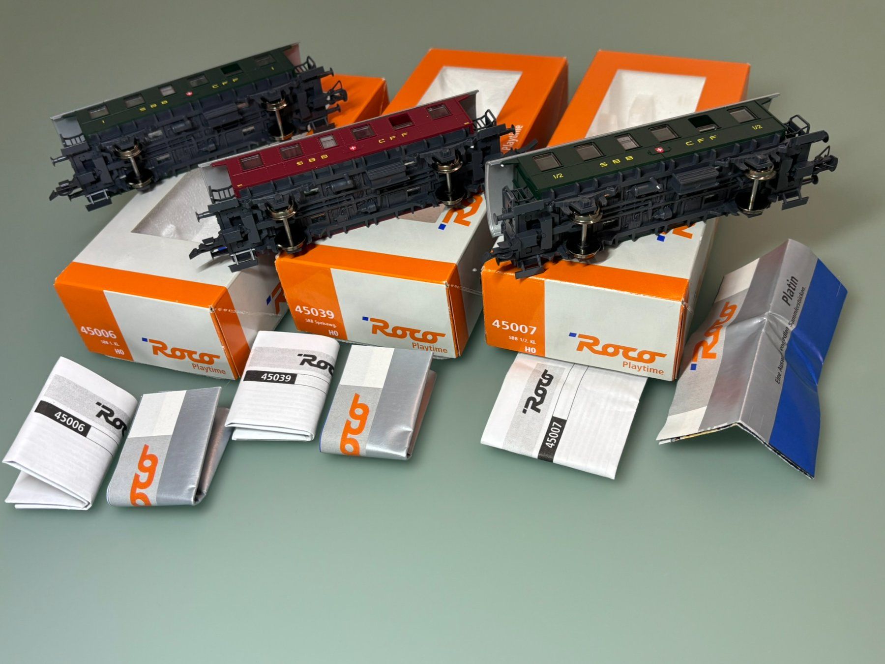 Roco Trains électriques: 3x SBB CFF Oldtimer Wagen – Neuf avec emballage d'origine à Sion par lol_98vj 7