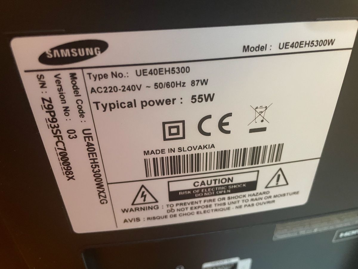 Televisori: Tv Samsung – Usato da Gorgier venduto da nic_lzb5 1