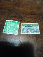 Lot de 2 Timbres du Niger, 0.50F, Faune et Croix d'Agadez