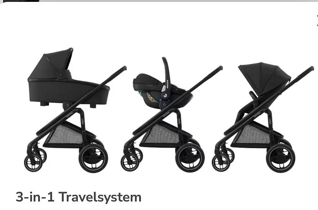 Carrozzine: Maxi Cosi Plaza Plus Kinderwagen essential black – Usato da Zürich venduto da baj_7tbs 3