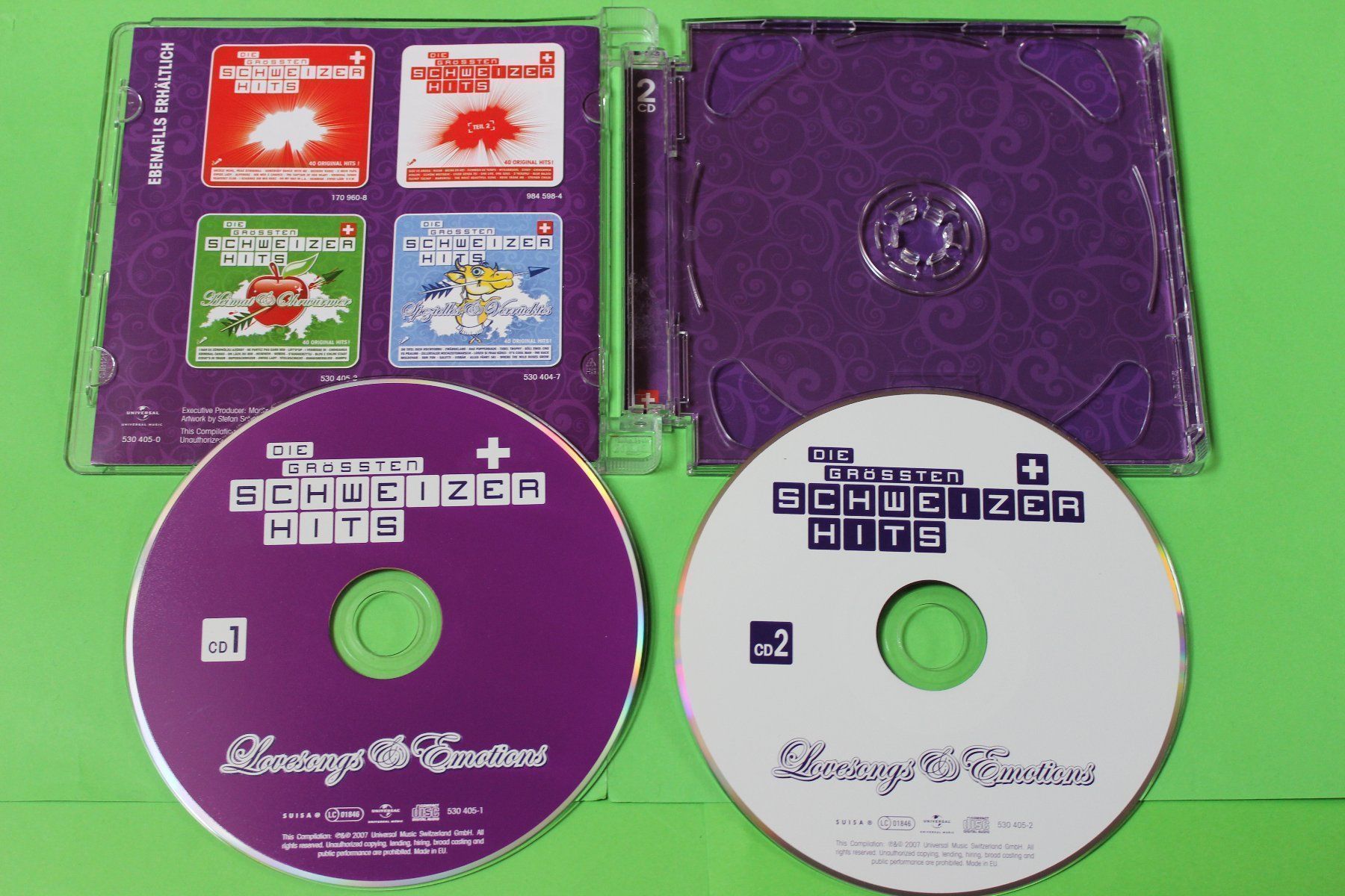 CD: Die grössten Schweizer Hits - Lovesongs & Emotions 2CDs 2007 – Usato da Tübach venduto da JamesStone 3