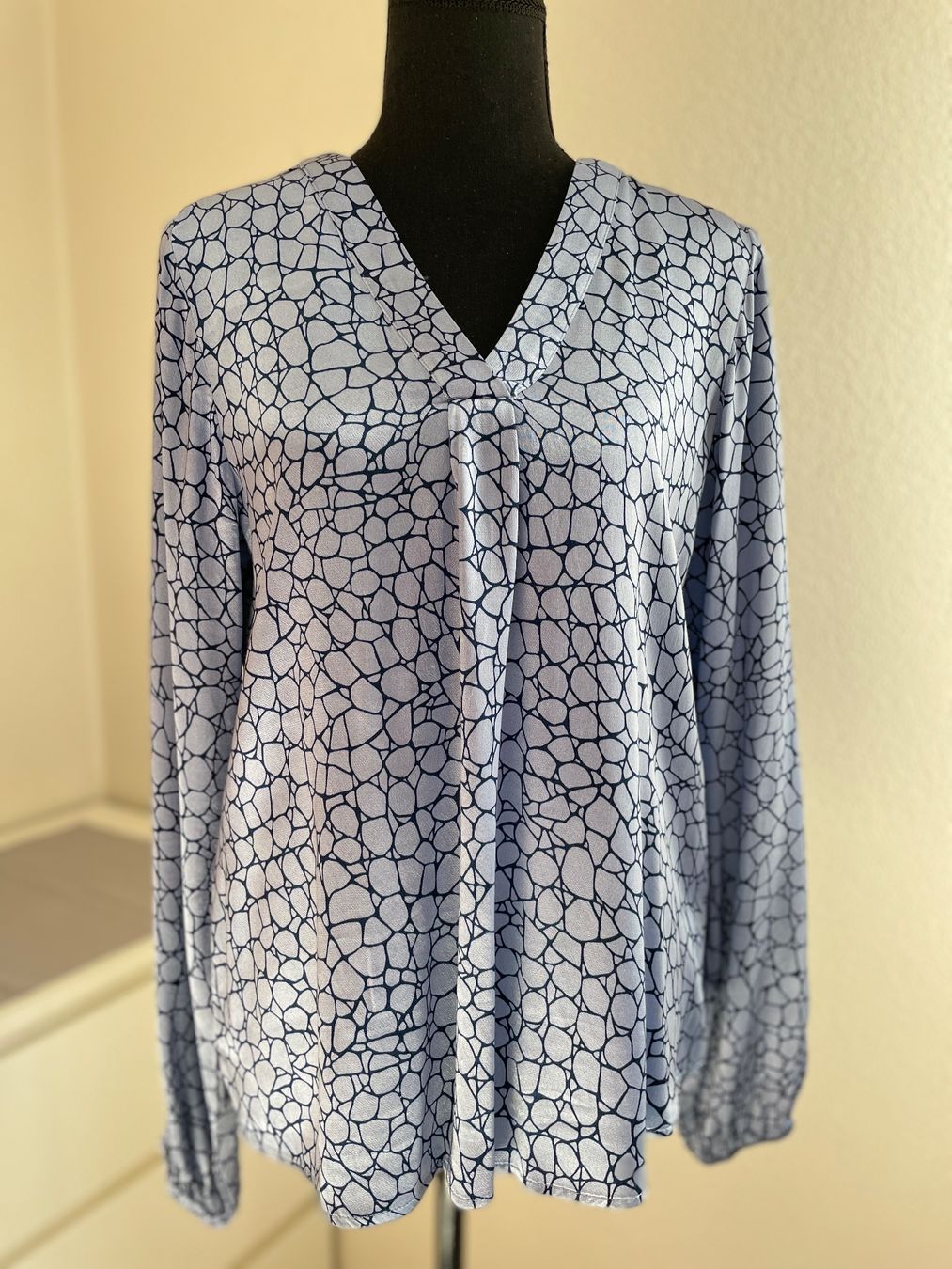Blusen: Bluse von CULTURE Gr. S blau gemustert – Neu (gemäss Beschreibung) aus Birsfelden von Nic21