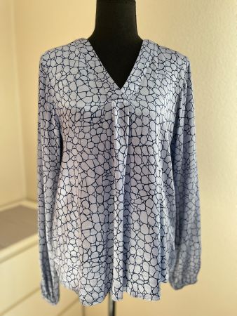 Bluse von CULTURE Gr. S blau gemustert